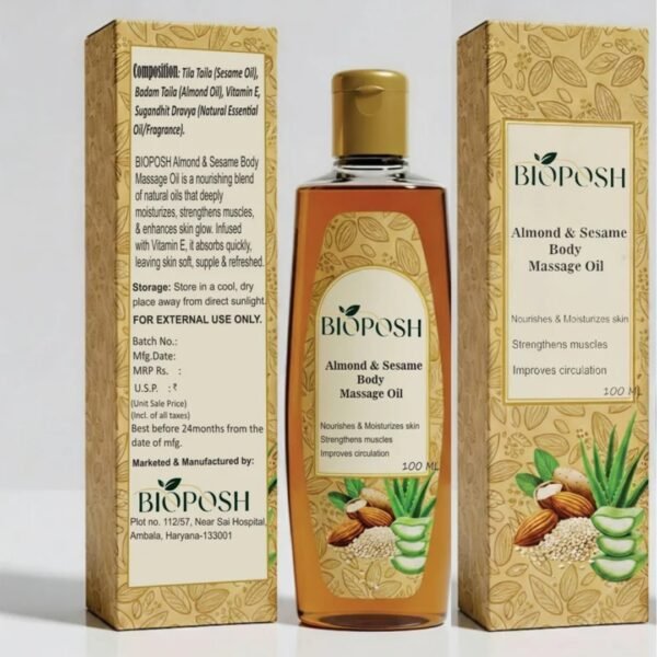Almond & Sesame Body Massage Oil